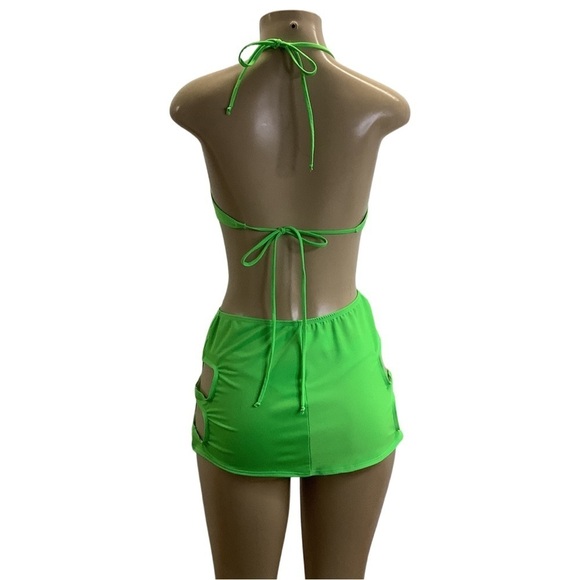 Indecent Proposal by Zuliana mini dress with cut out design and halter tie - Picture 3 of 6